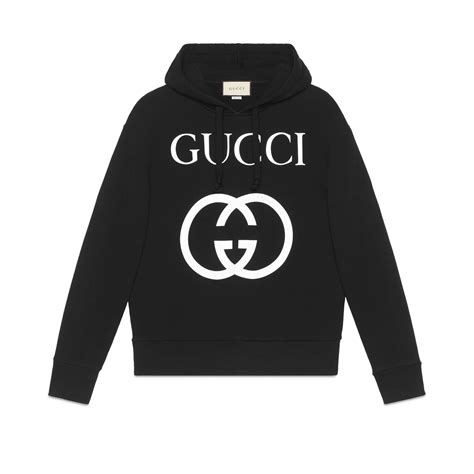 gucci gg loop-back cotton hooded sweatshirt. ...|mr porter gucci hoodie.